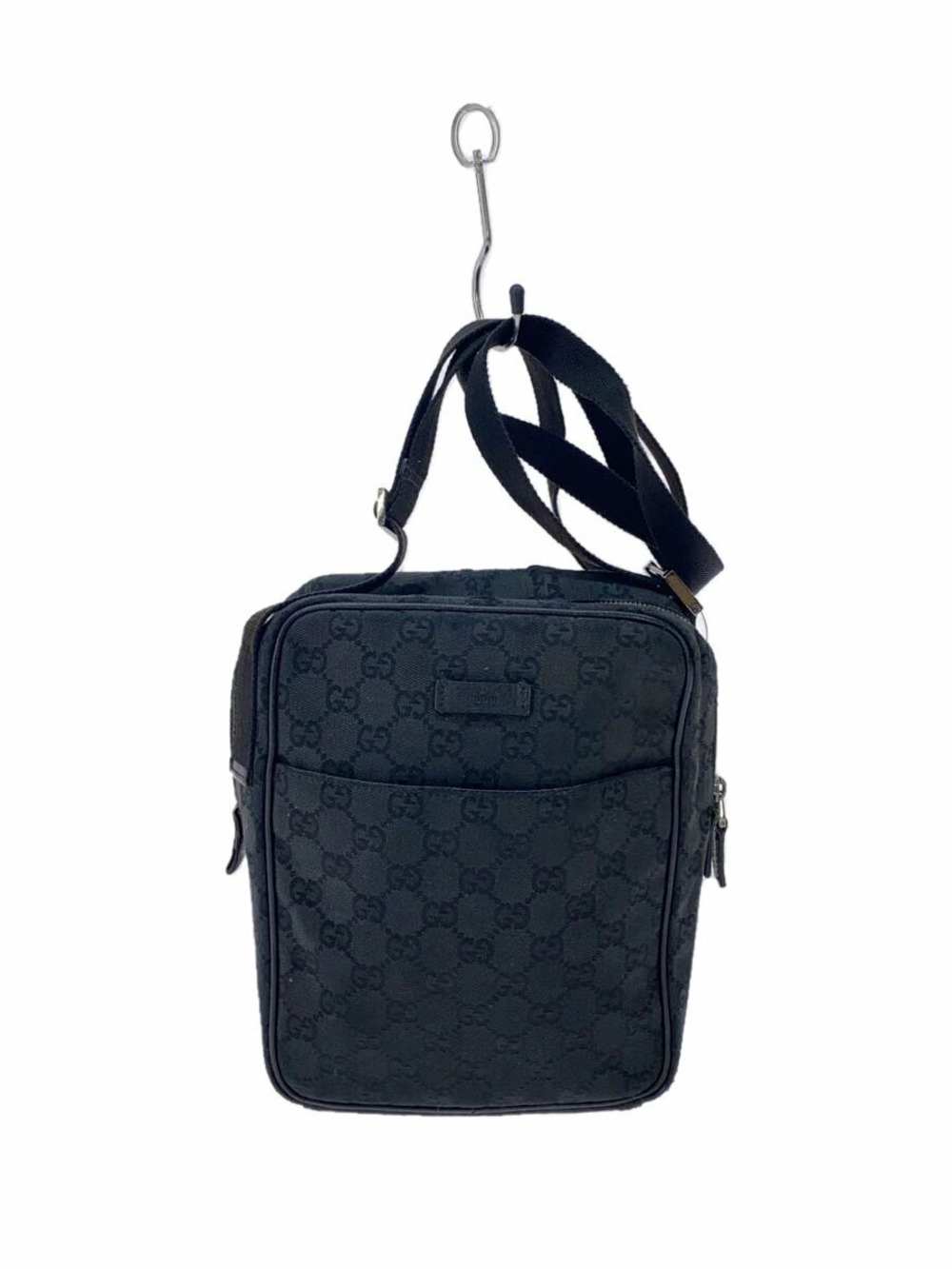 Gucci Shoulder Bag GG Canvas Black All over